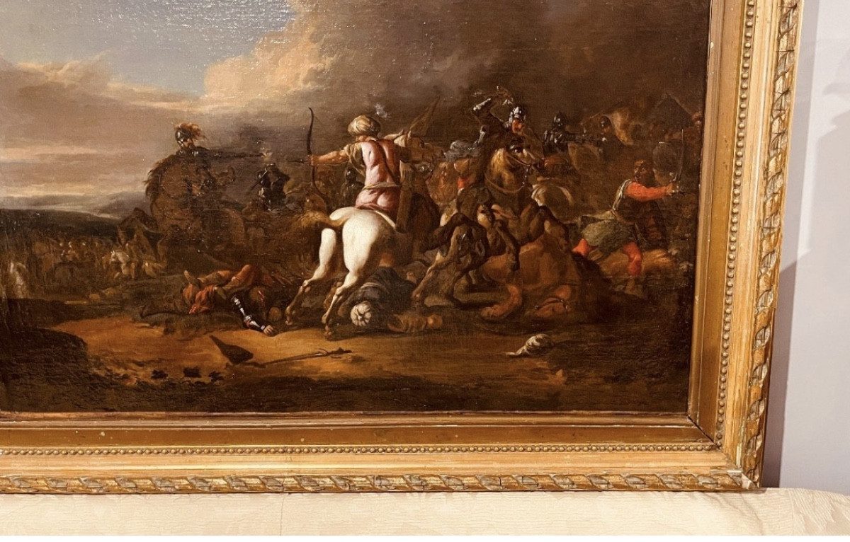 Tableau 17eme Pandolfo RESCHI ( 1643-1699) -photo-1