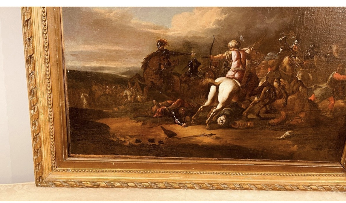 Tableau 17eme Pandolfo RESCHI ( 1643-1699) -photo-3