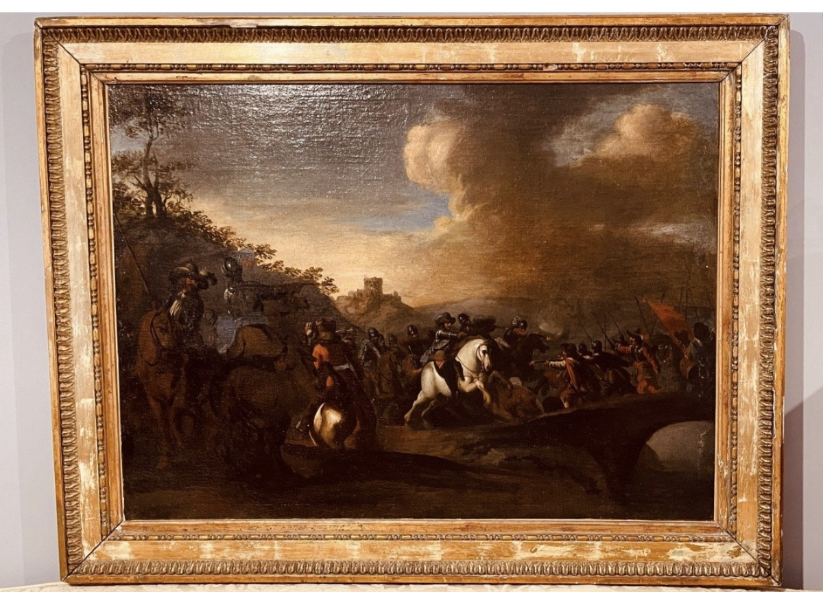 Tableau 17eme Pandolfo RESCHI ( 1643-1699 ) -photo-2
