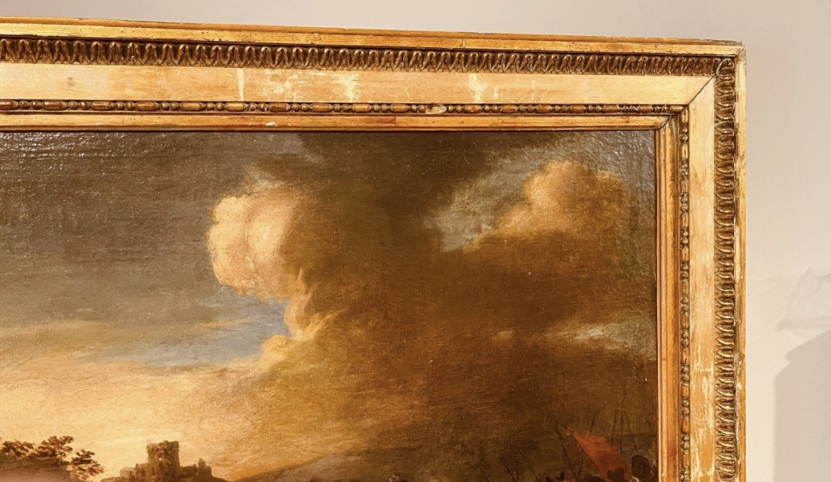 Tableau 17eme Pandolfo RESCHI ( 1643-1699 ) -photo-4