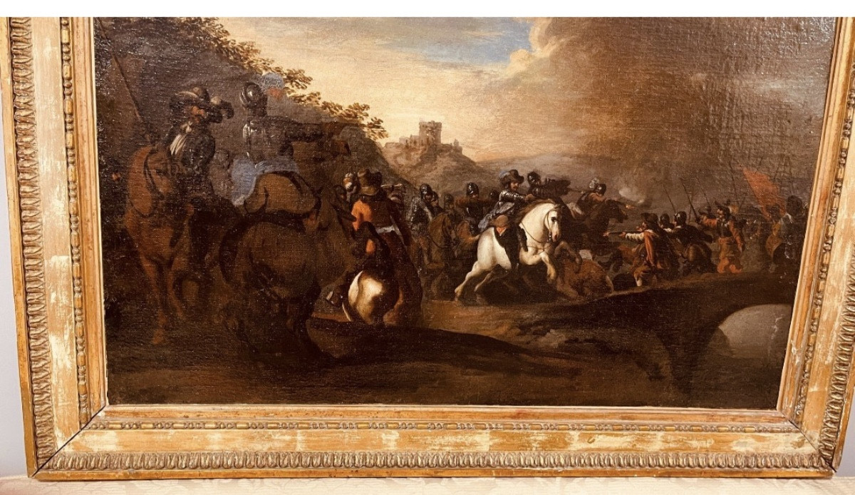 Tableau 17eme Pandolfo RESCHI ( 1643-1699 ) -photo-2