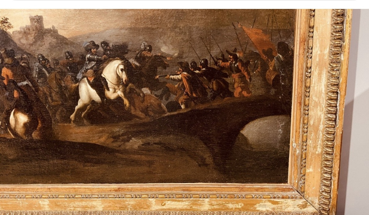 Tableau 17eme Pandolfo RESCHI ( 1643-1699 ) -photo-3