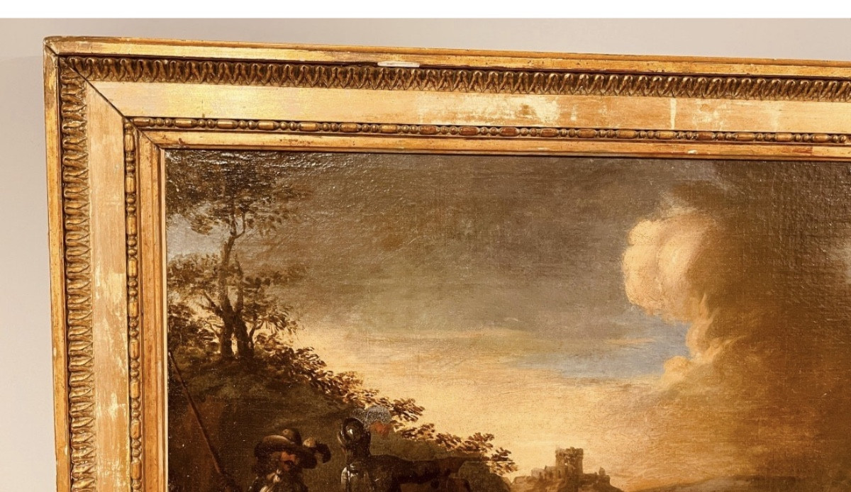 Tableau 17eme Pandolfo RESCHI ( 1643-1699 ) -photo-5