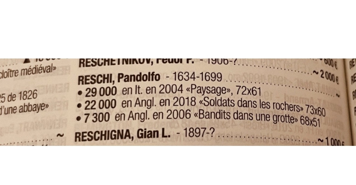 Tableau 17eme Pandolfo RESCHI ( 1643-1699 ) -photo-8