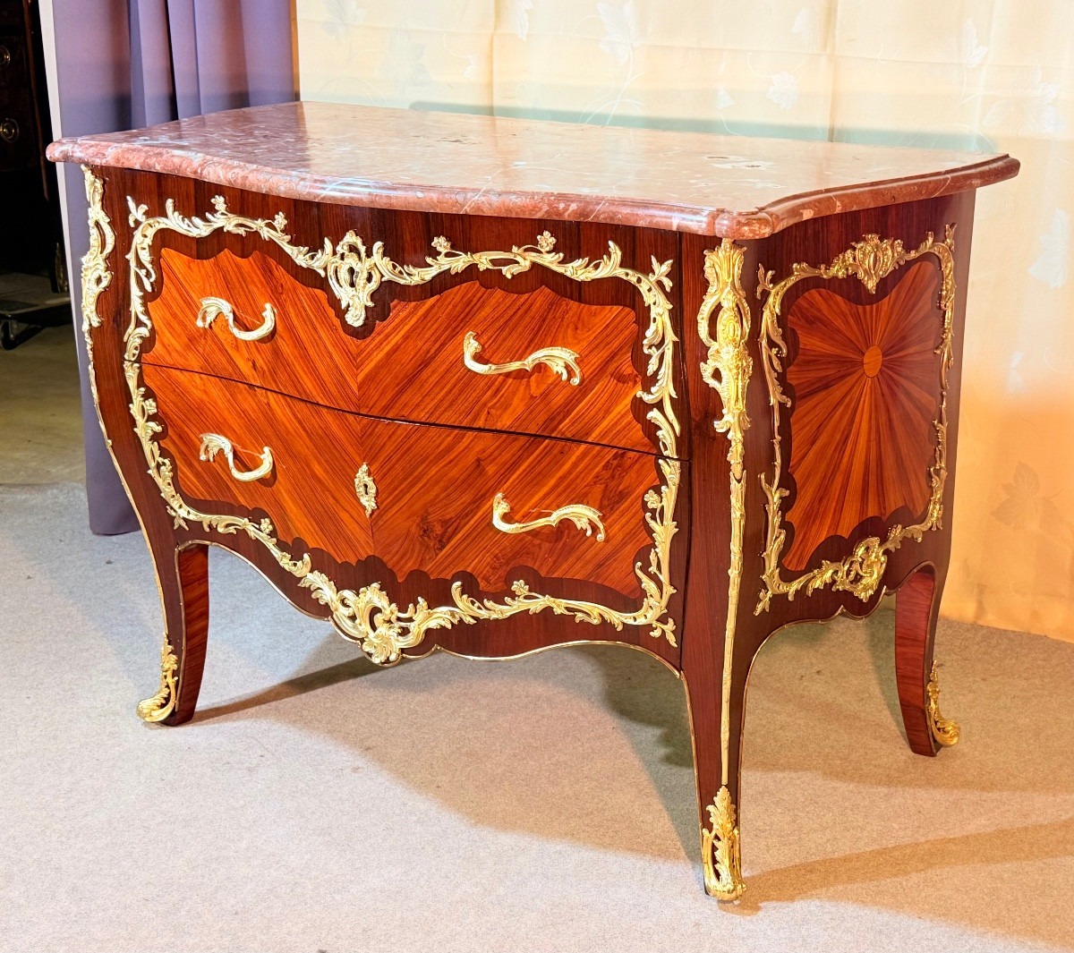 Chest Of Drawers Signed François Linke (1855-1946) 19th Century -photo-2