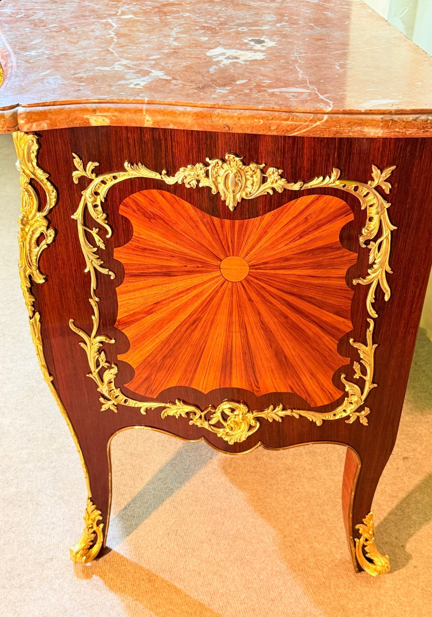 Chest Of Drawers Signed François Linke (1855-1946) 19th Century -photo-3