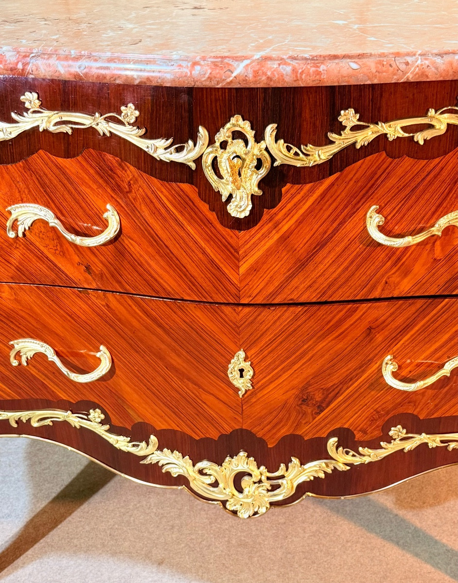 Chest Of Drawers Signed François Linke (1855-1946) 19th Century -photo-4