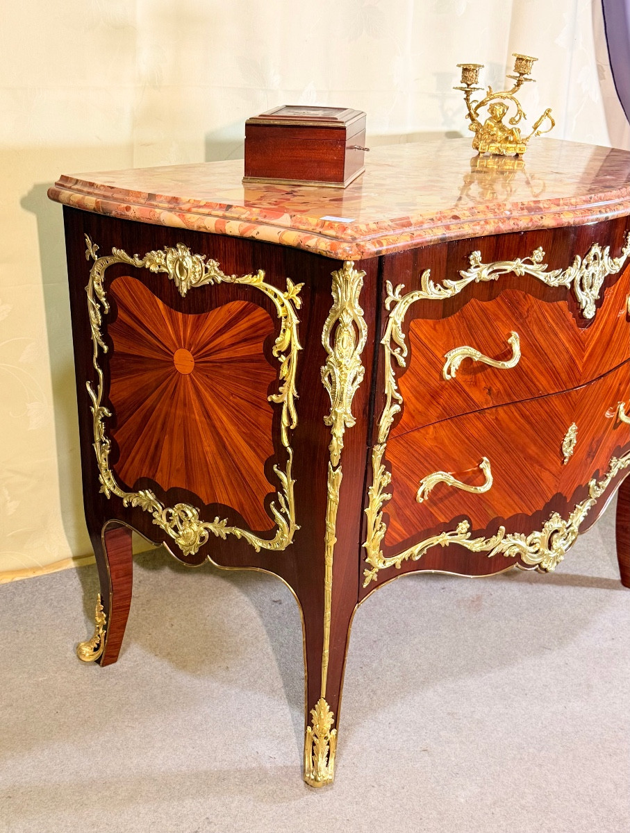 Chest Of Drawers Signed François Linke (1855-1946) 19th Century -photo-3