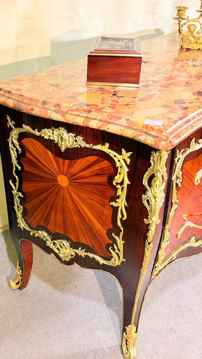 Chest Of Drawers Signed François Linke (1855-1946) 19th Century -photo-4