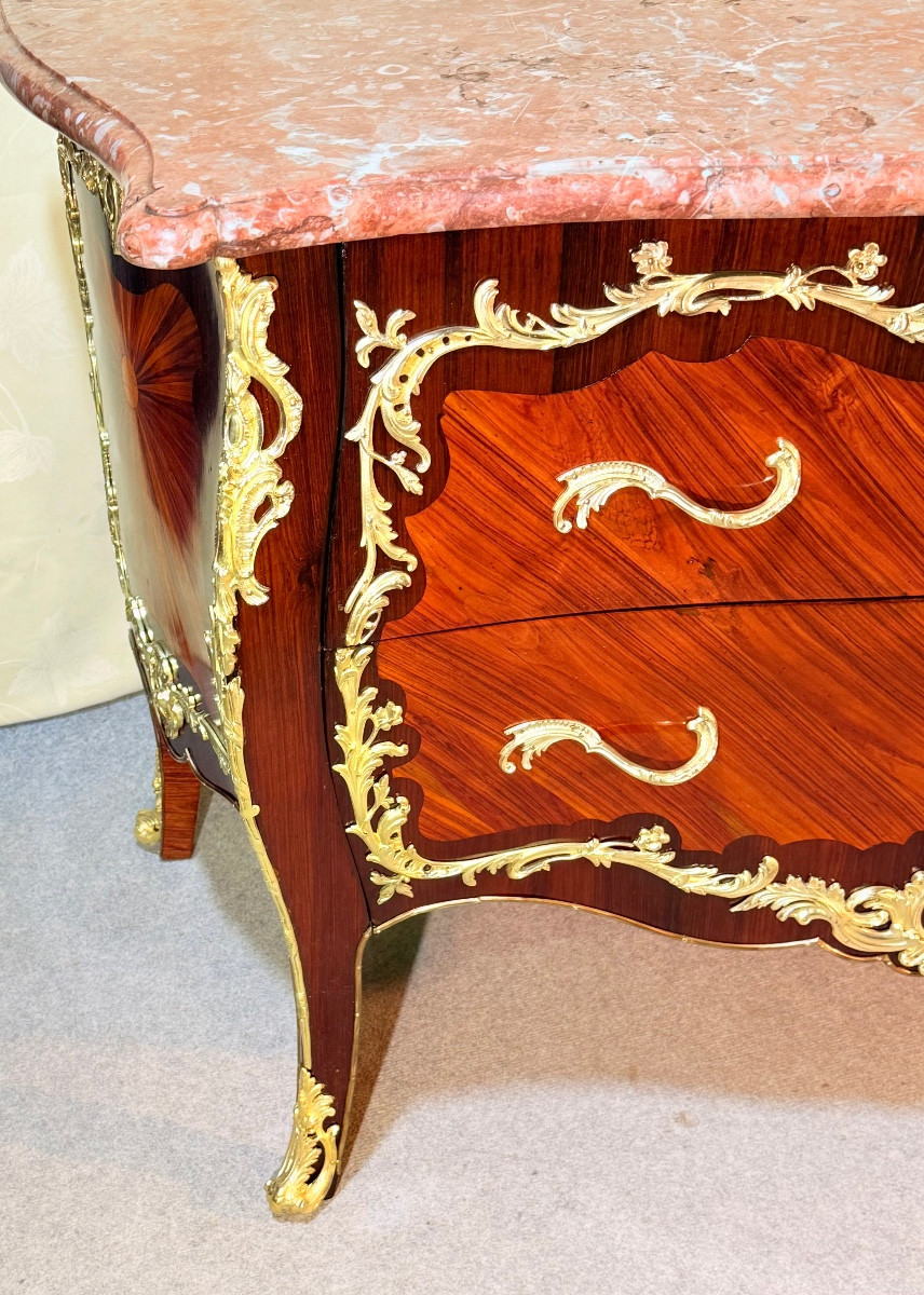 Chest Of Drawers Signed François Linke (1855-1946) 19th Century -photo-1