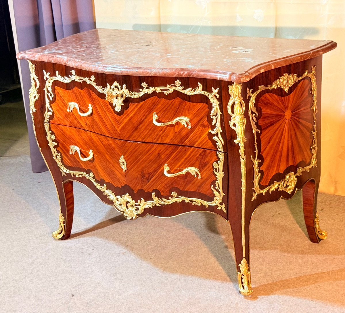 Chest Of Drawers Signed François Linke (1855-1946) 19th Century -photo-4