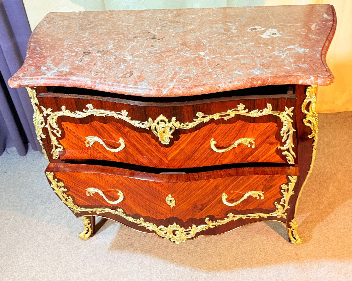 Chest Of Drawers Signed François Linke (1855-1946) 19th Century -photo-5