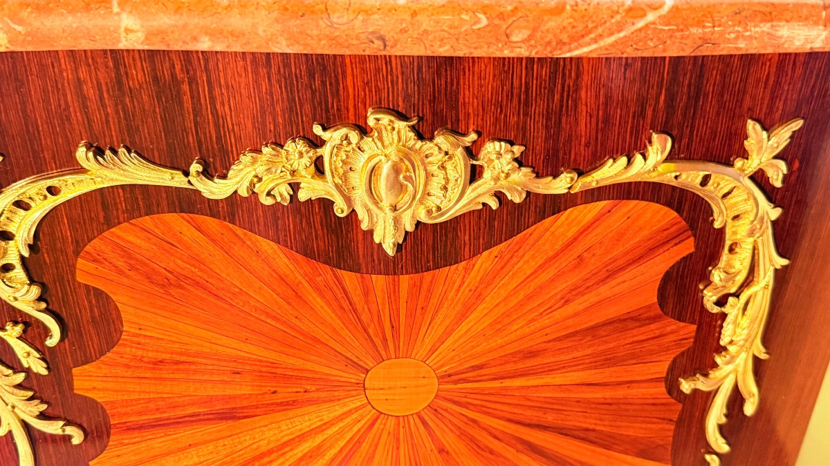 Chest Of Drawers Signed François Linke (1855-1946) 19th Century -photo-7