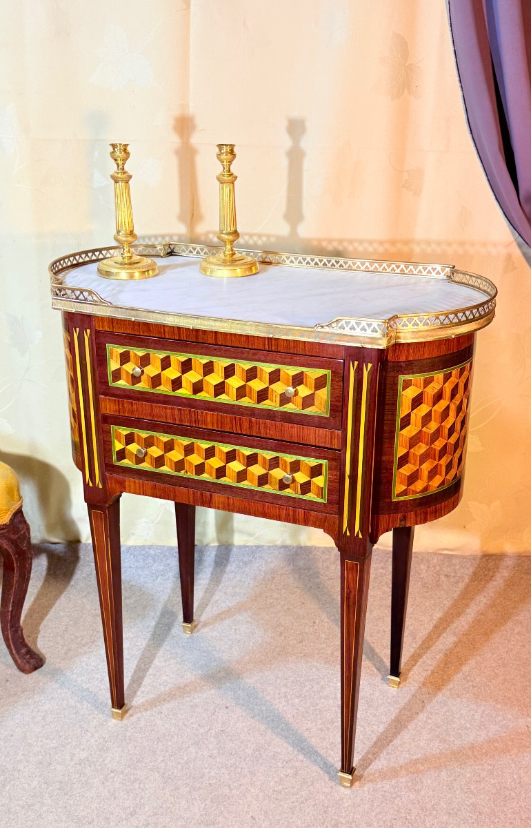 Louis XVI Chest Of Drawers, 19th Century -photo-4