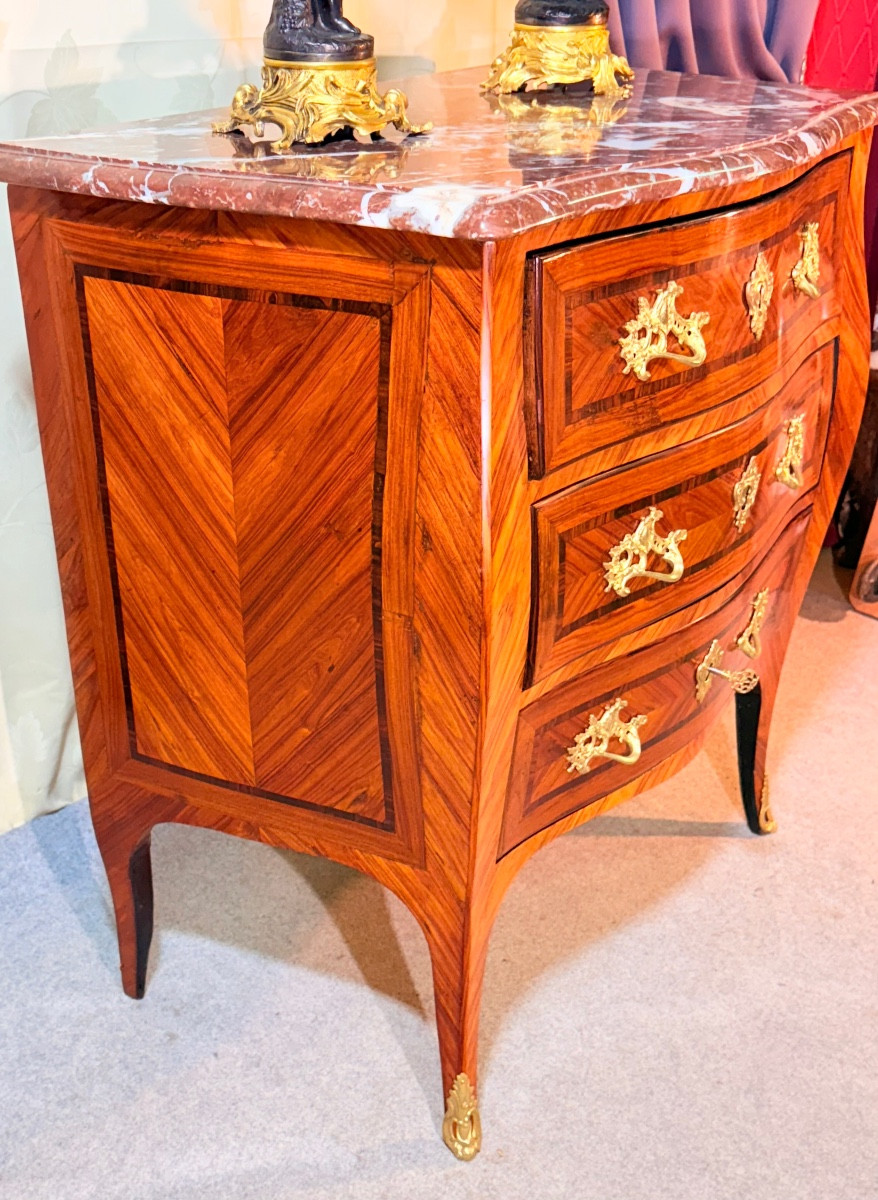 Commode Louis XV , Époque XVIIIe Siècle -photo-7