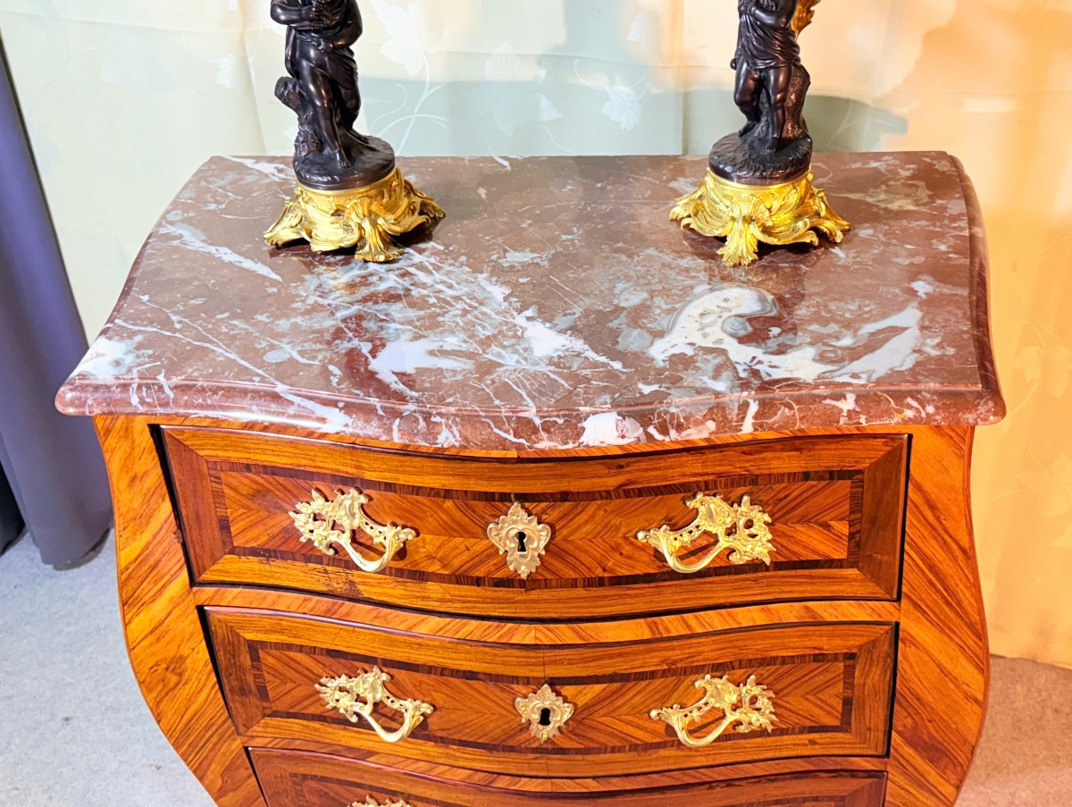 Commode Louis XV , Époque XVIIIe Siècle -photo-8