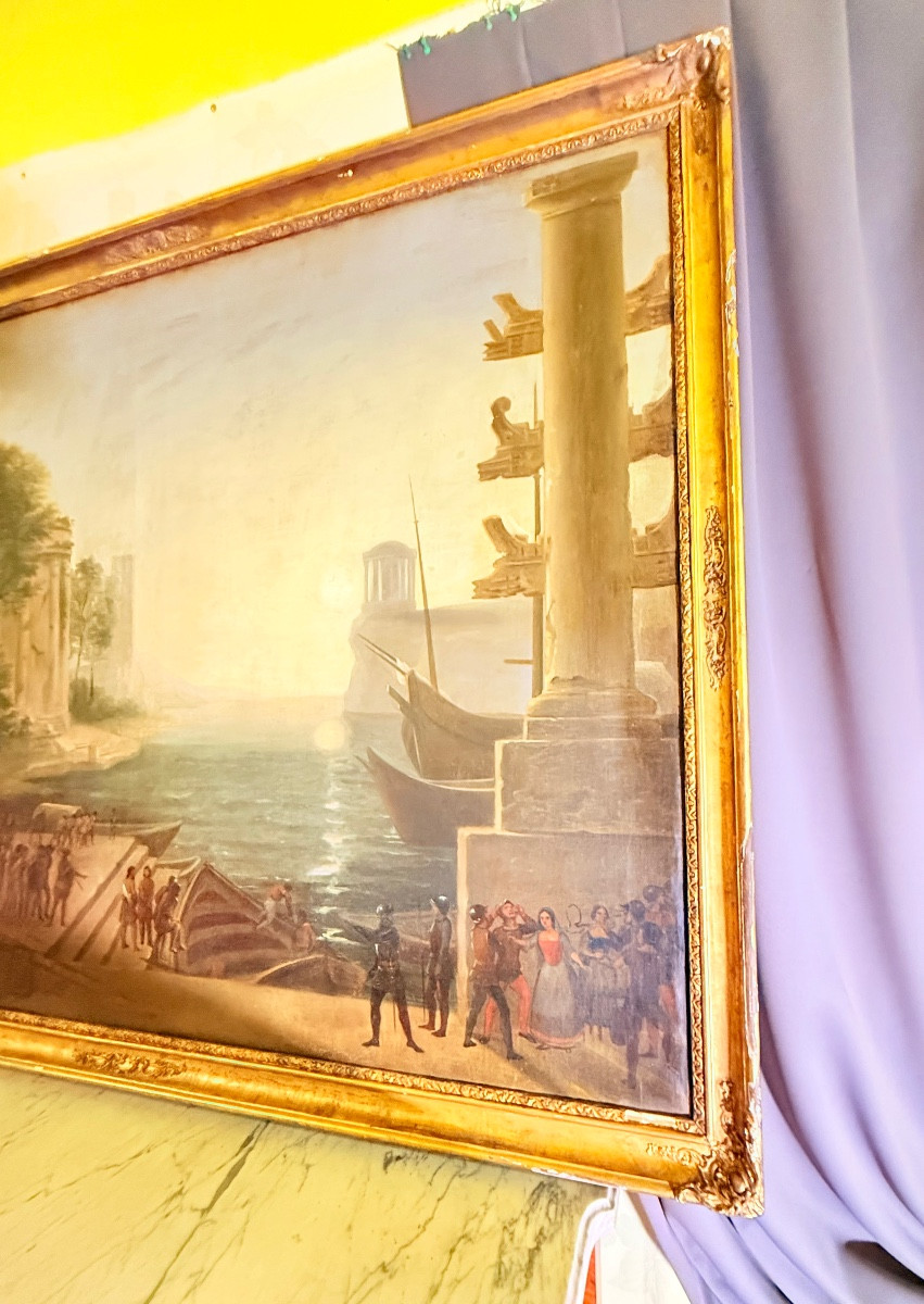 École Espagnole  XVIIIe , Tableau 182 CM x 124 CM ,-photo-4