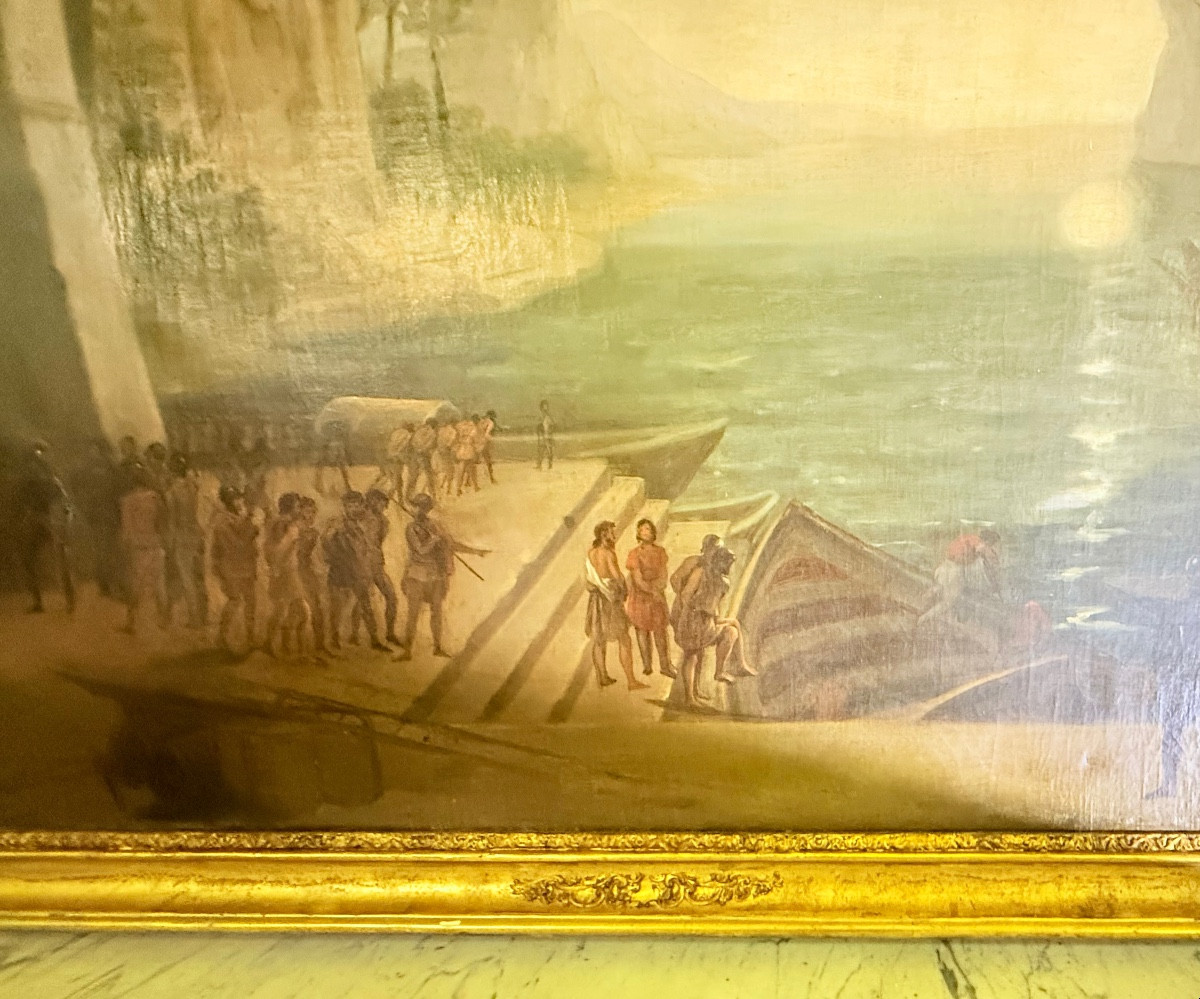 École Espagnole  XVIIIe , Tableau 182 CM x 124 CM ,-photo-5