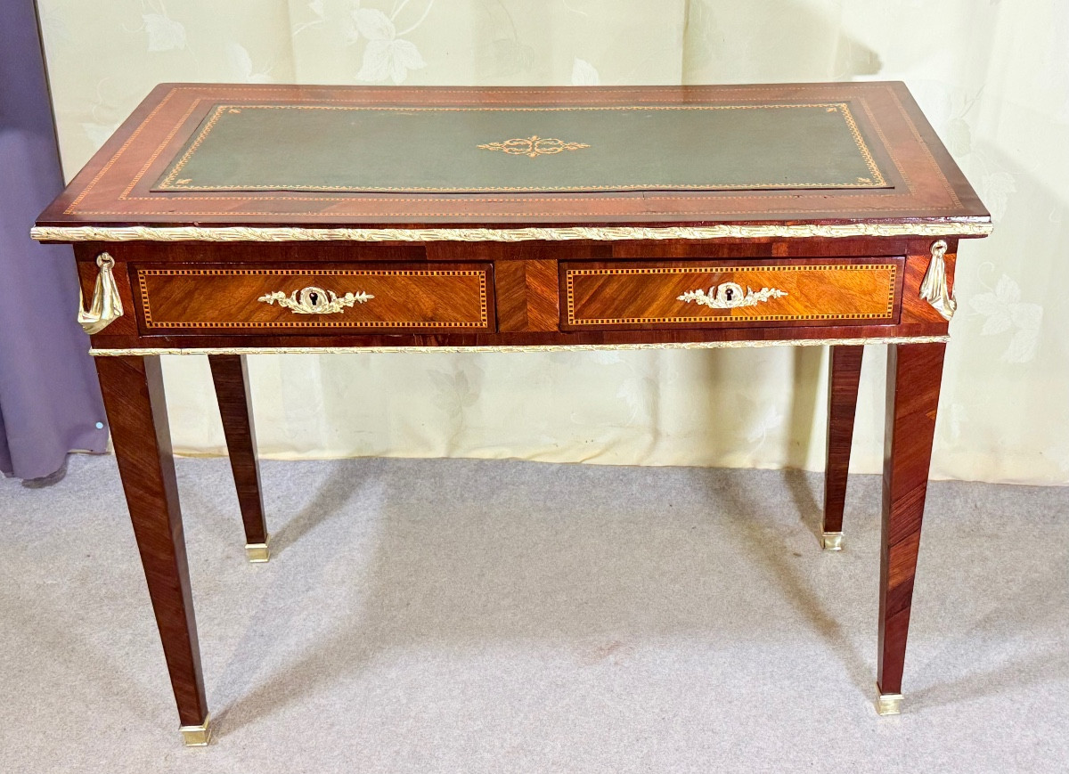 Louis XVI Desk, 19th Century -photo-1