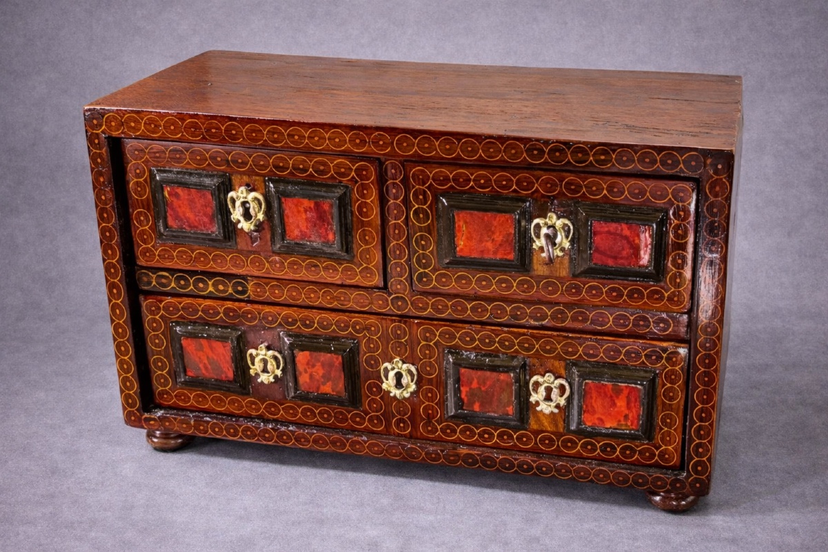 Cabinet With Drawers, 17th Century 