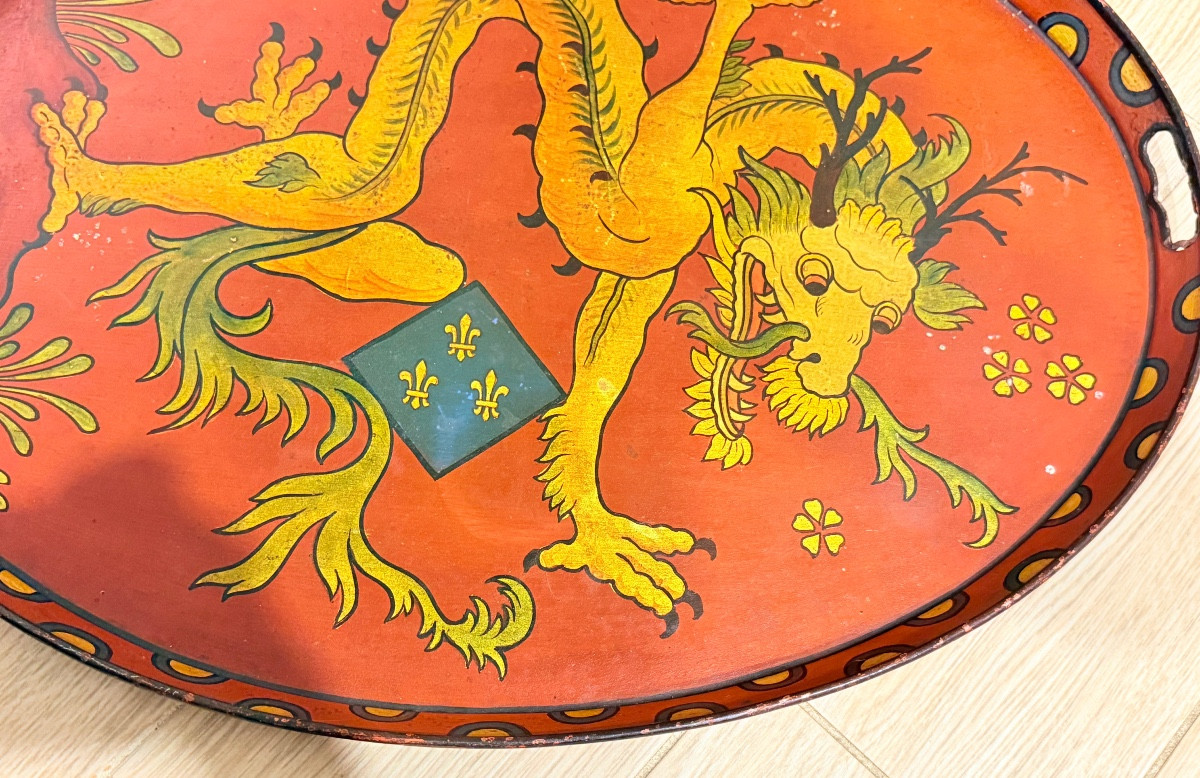 Plateau en Tôle Peinte : 67 cm x 52 cm-photo-5