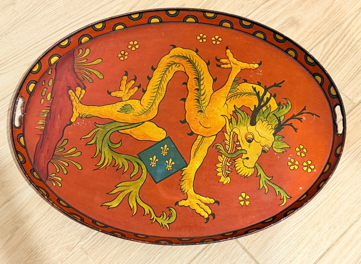 Plateau en Tôle Peinte : 67 cm x 52 cm-photo-7