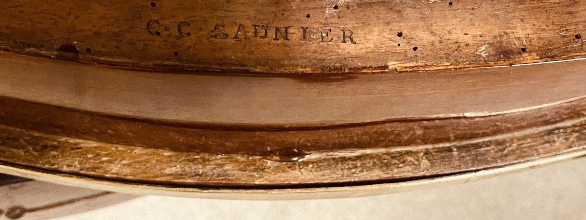 Guéridon estampillé C. C. SAUNIER, 18eme Siècle -photo-5
