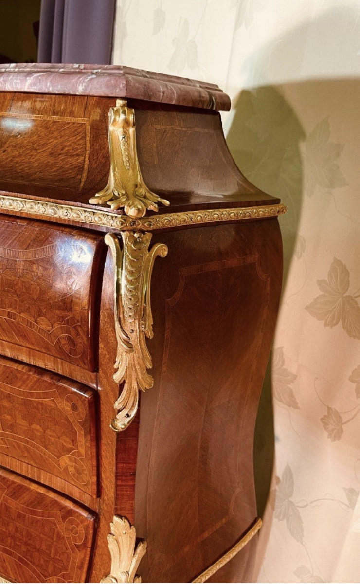 Louis XV Chest Of Drawers, 19th Century -photo-4