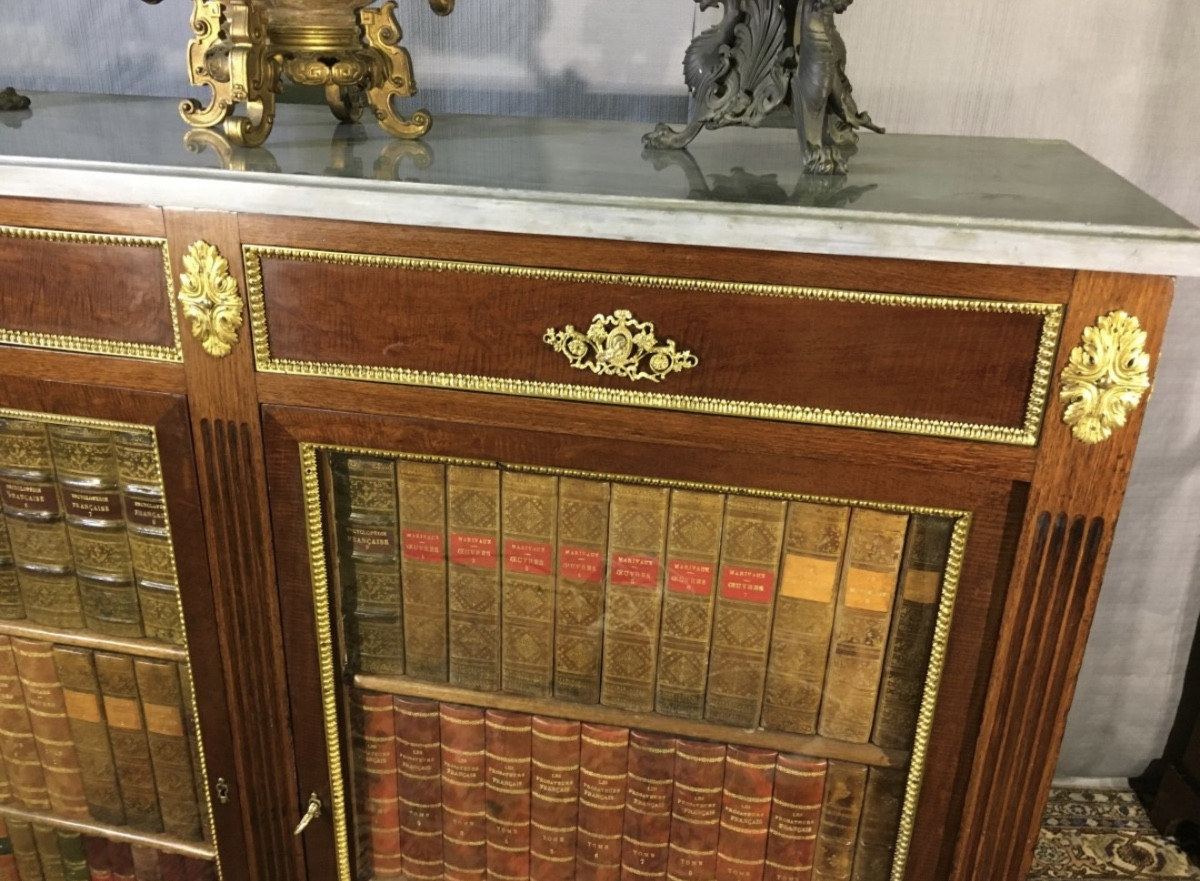 Louis XVI Sideboard, Directoire Period, Late 18th Century -photo-1