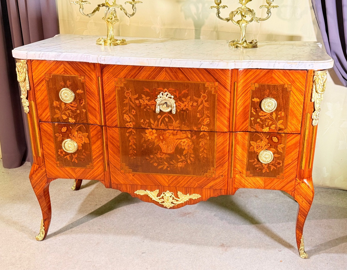 Chest Of Drawers, Transition Period, 18th Century -photo-3