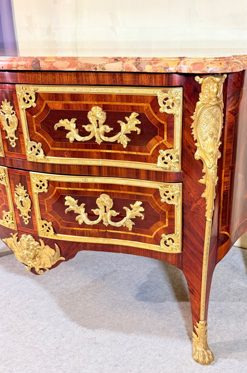 Commode Régence , Dite à la Cressent , vers 1720 , début XVIIIe -photo-4