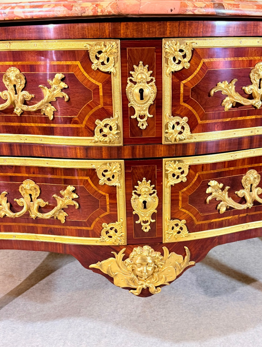 Commode Régence , Dite à la Cressent , vers 1720 , début XVIIIe -photo-7