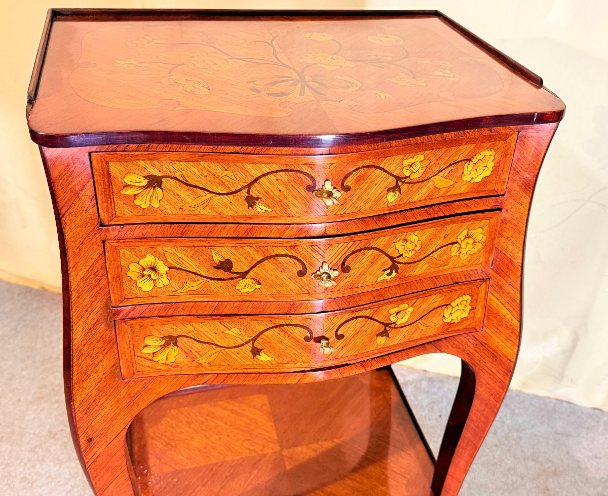 Chest Of Drawers Stamped Jm. Petit (1737-1817), 18th Century -photo-3