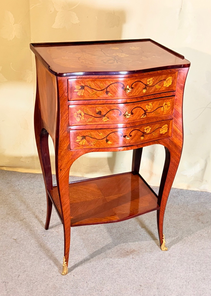 Chest Of Drawers Stamped Jm. Petit (1737-1817), 18th Century -photo-1