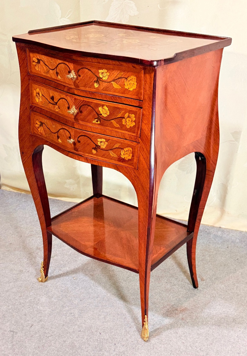 Chest Of Drawers Stamped Jm. Petit (1737-1817), 18th Century -photo-7
