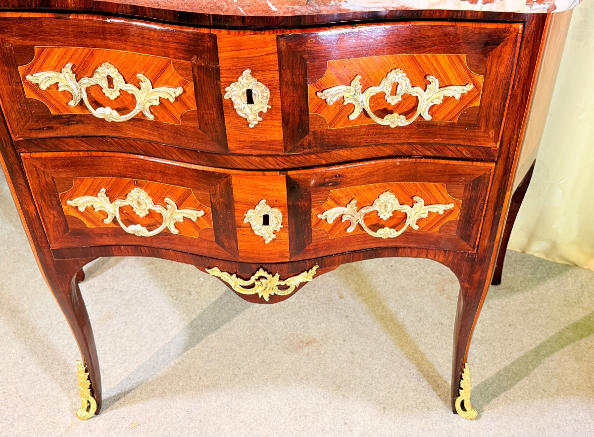 Louis XV Commode, Stamped Guillaume, 18th Century -photo-2