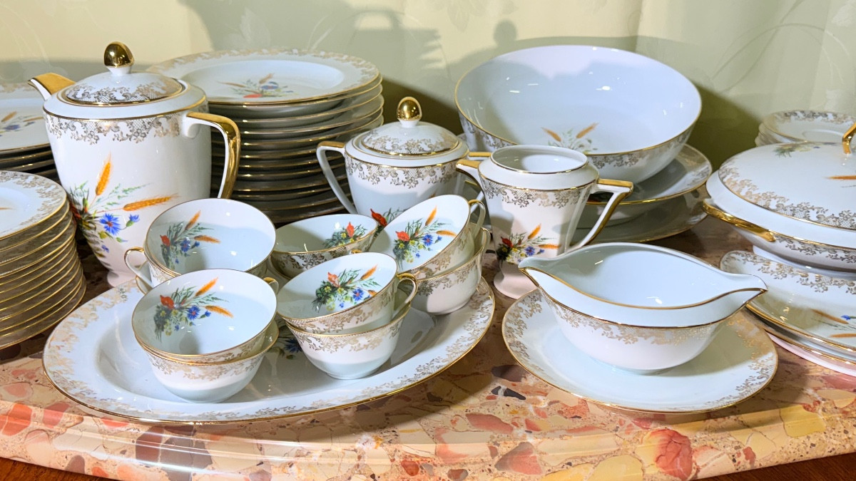 Partie de Service : LIMOGES ,  À. VIGNAUD , Modèle Champêtre -photo-4