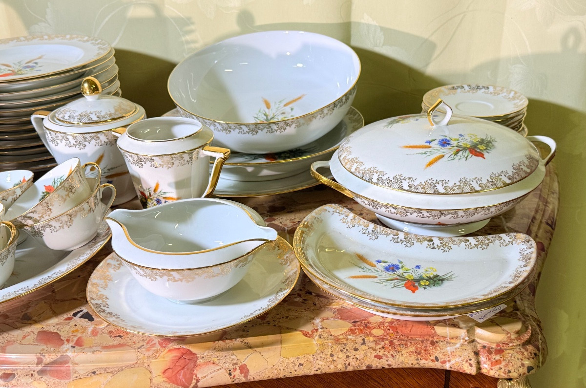 Partie de Service : LIMOGES ,  À. VIGNAUD , Modèle Champêtre -photo-1