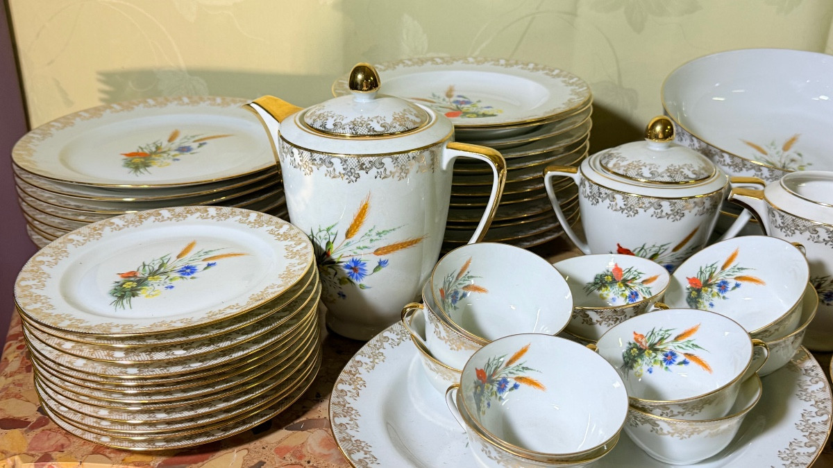 Partie de Service : LIMOGES ,  À. VIGNAUD , Modèle Champêtre -photo-2