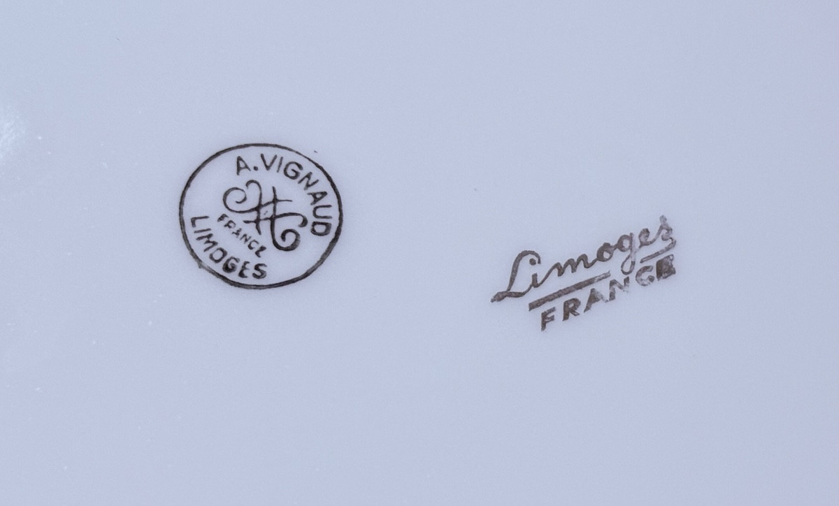 Partie de Service : LIMOGES ,  À. VIGNAUD , Modèle Champêtre -photo-5