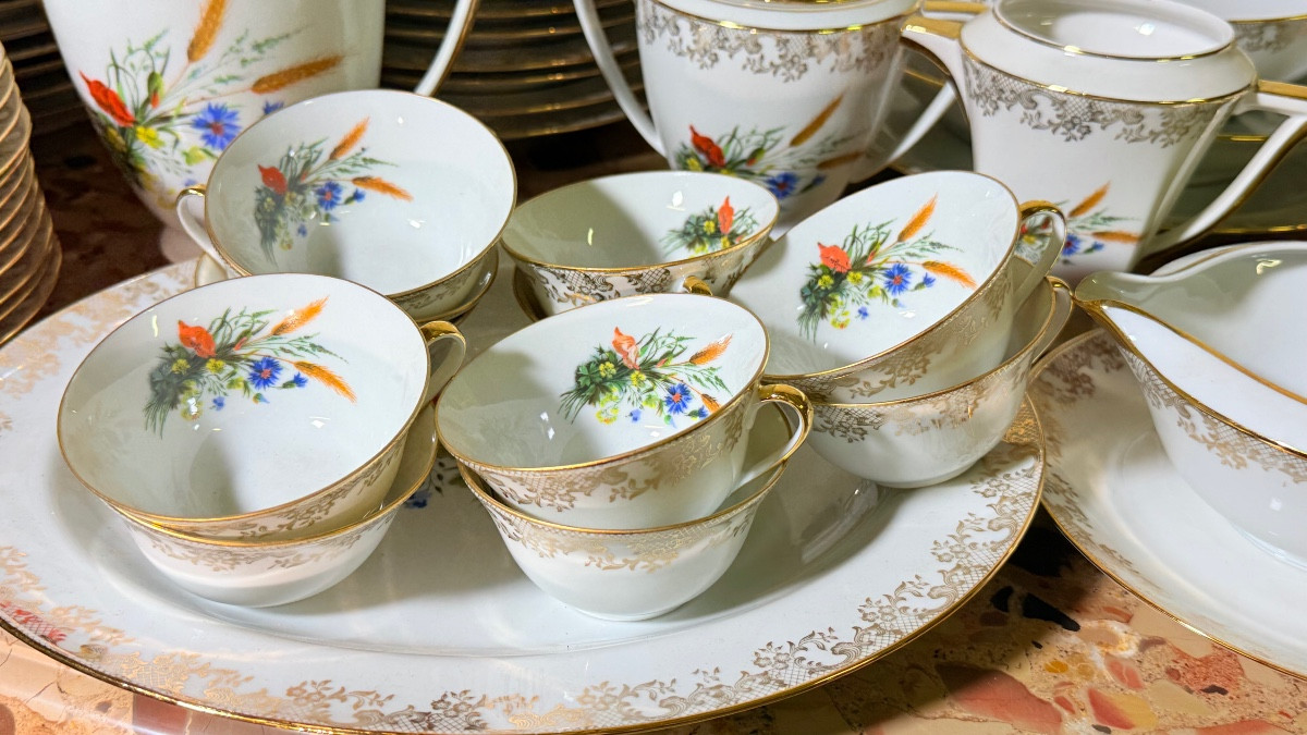 Partie de Service : LIMOGES ,  À. VIGNAUD , Modèle Champêtre -photo-6