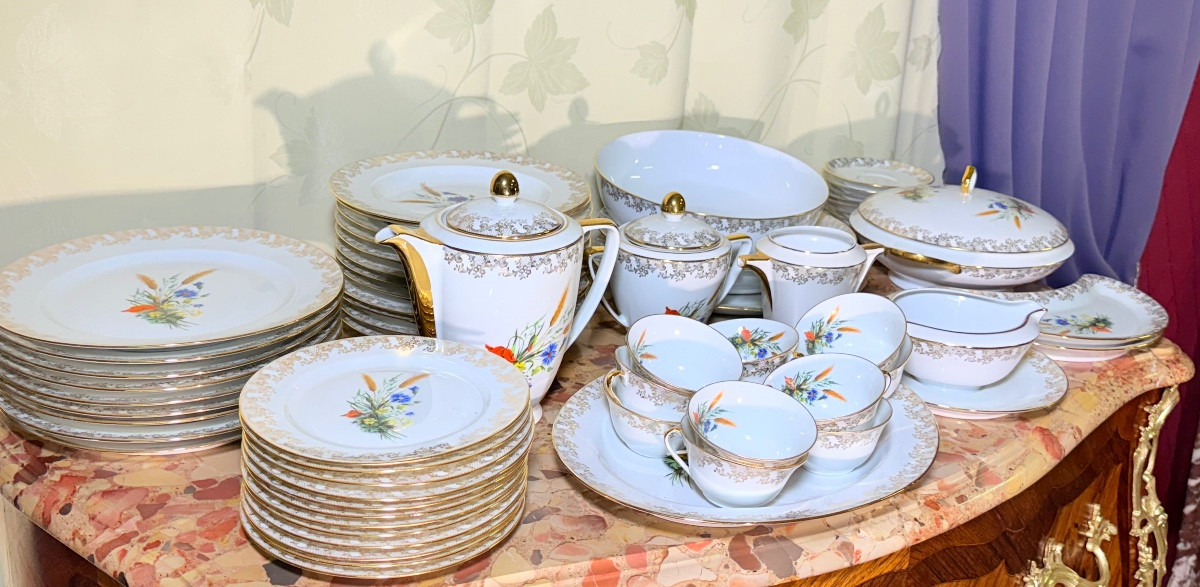 Partie de Service : LIMOGES ,  À. VIGNAUD , Modèle Champêtre -photo-8