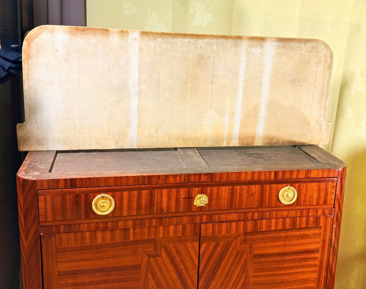 Low Cabinet, Stamped Rd, Transition Period, 18th Century -photo-4