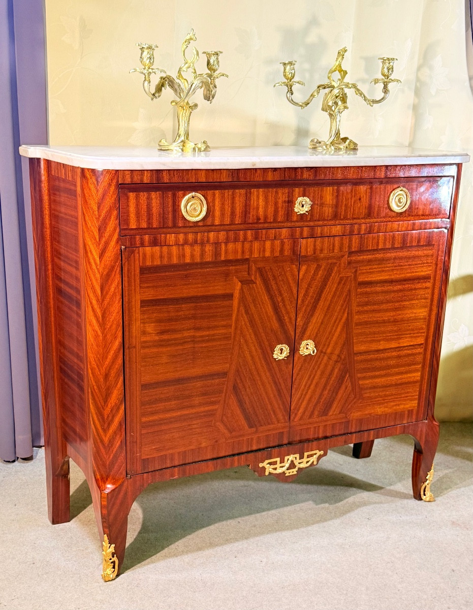 Low Cabinet, Stamped Rd, Transition Period, 18th Century -photo-2