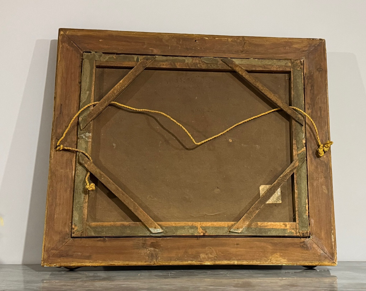 Tableau d’un Relais de Poste , Époque XIXe Siècle -photo-4