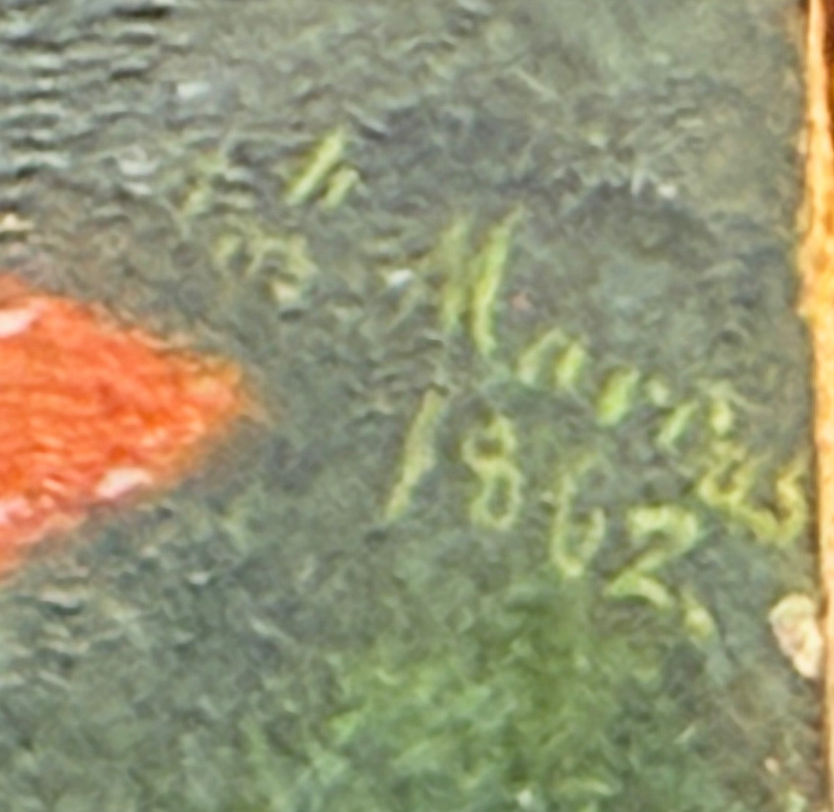 Miniature Cupid And Psyche, Signed John Marras 1862 -photo-3