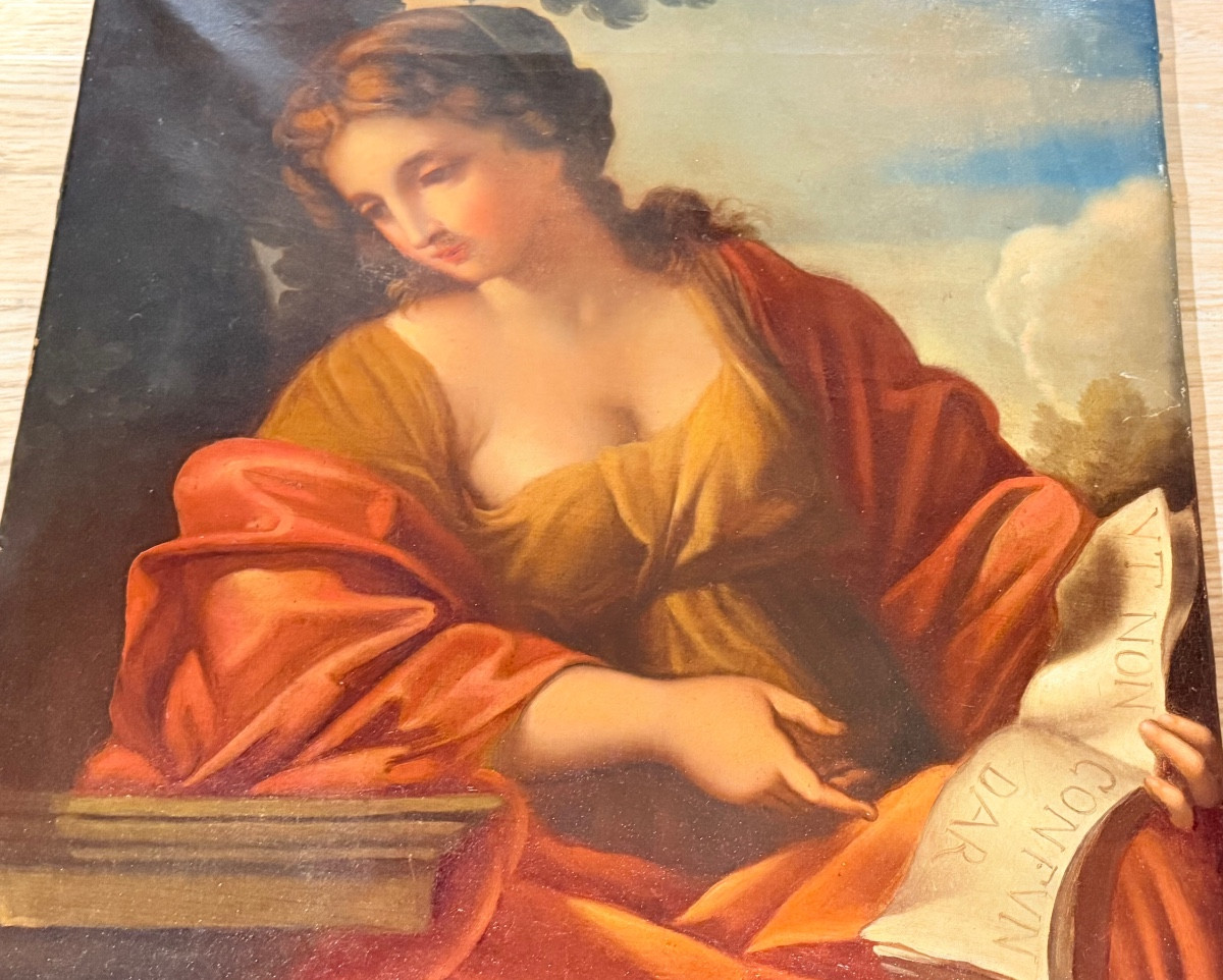 The Cumaean Sibyl After Francesco Romanelli, 19th Century -photo-2