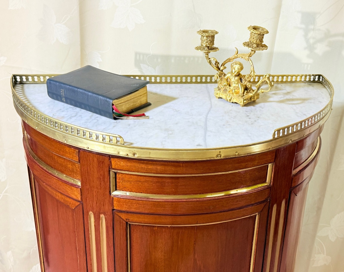 Louis XVI Style Mahogany Chest Of Drawers, 19th Century -photo-3