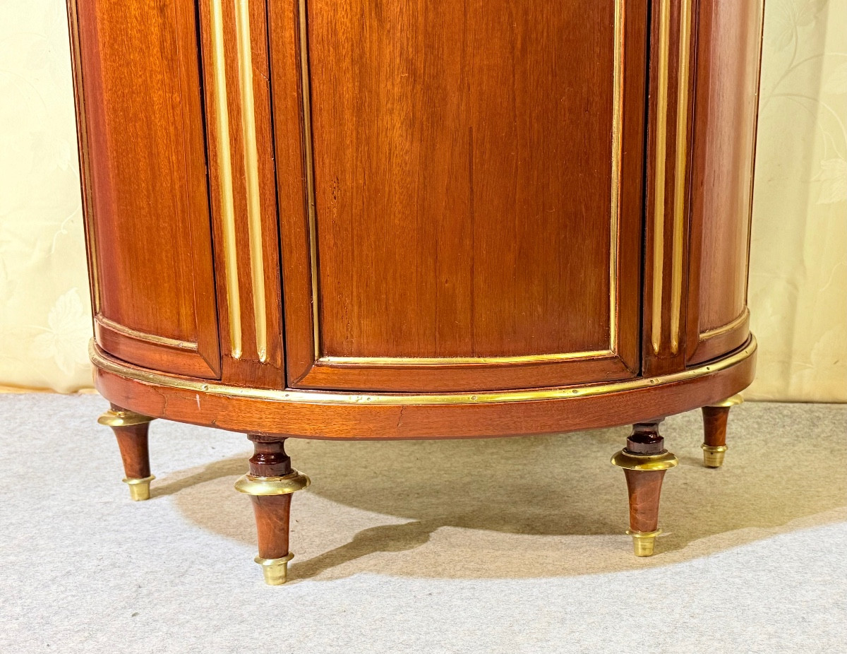 Louis XVI Style Mahogany Chest Of Drawers, 19th Century -photo-2