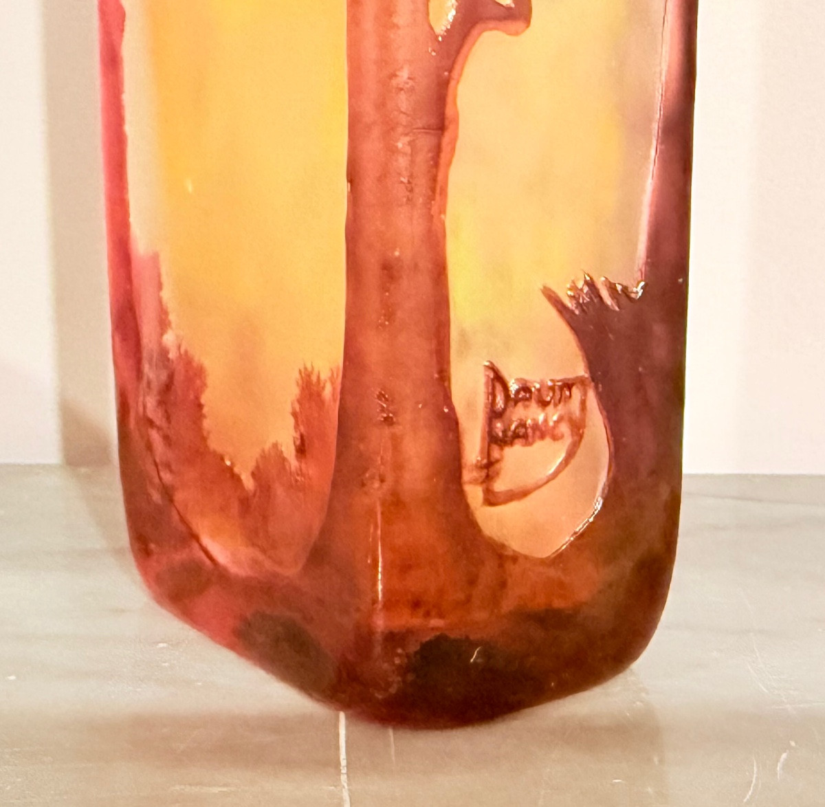 Daum Nancy Vase, Height: 20 Cm -photo-4